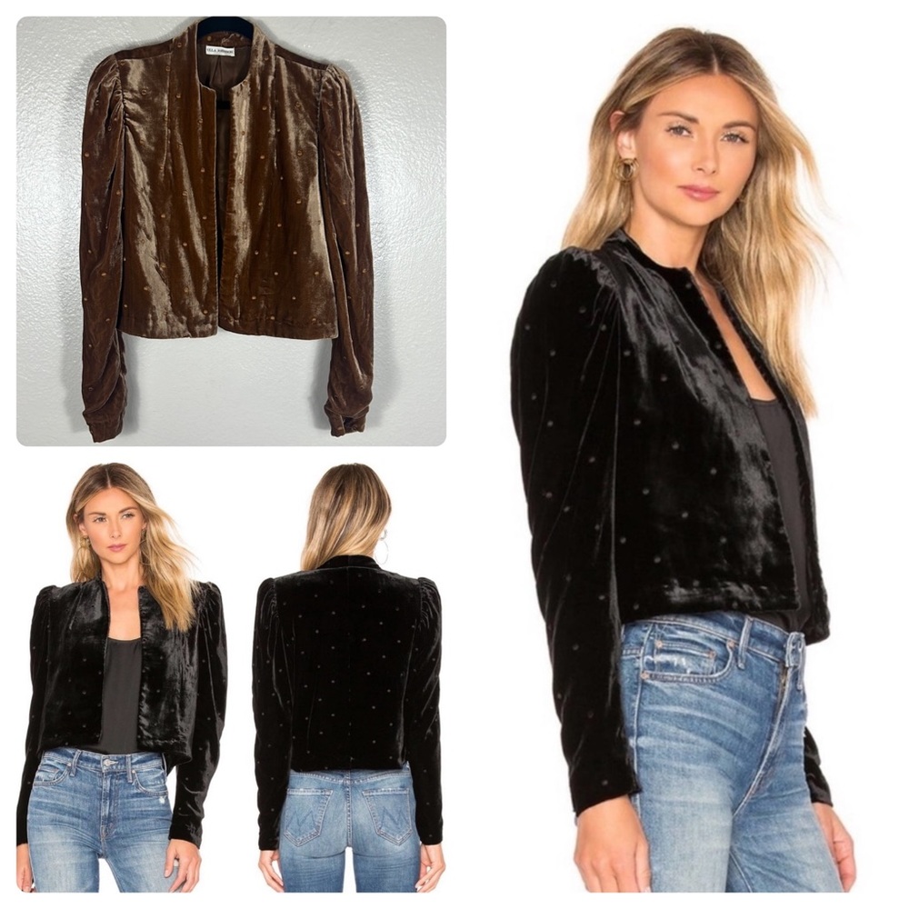 Ulla Johnson Brown Velvet Blazer